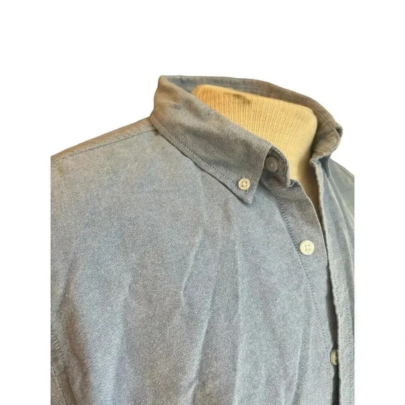 Club room long sleeve button up light denim color size large - Picture 2 of 5